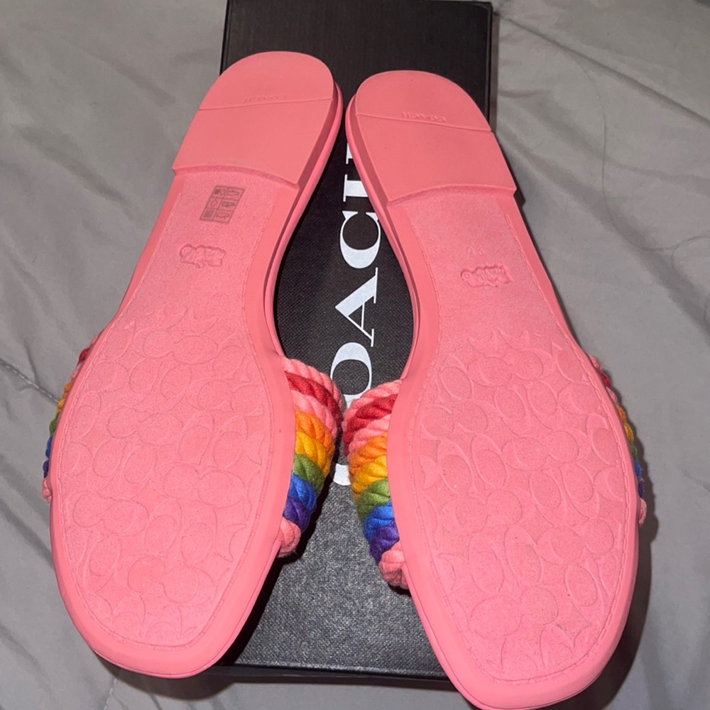 Coach rainbow slides - Picture 3 of 3